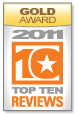 TopTenReviews 2011 Gold Award
